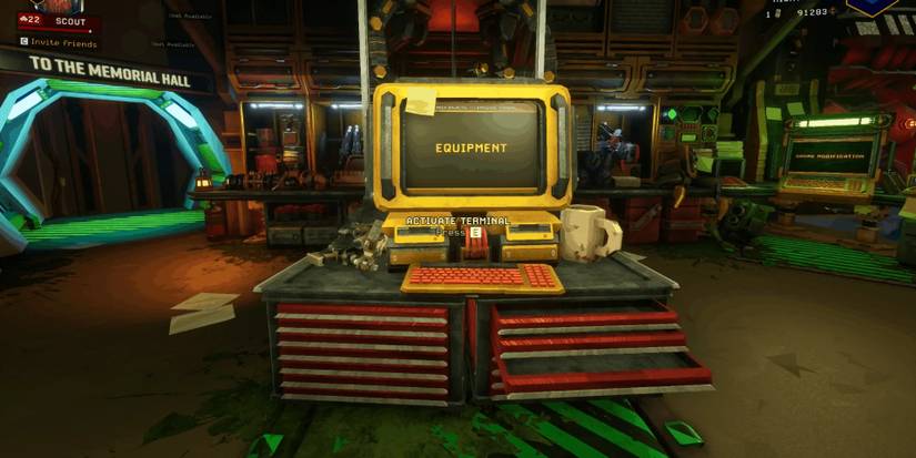 The Equipment Terminal On Station