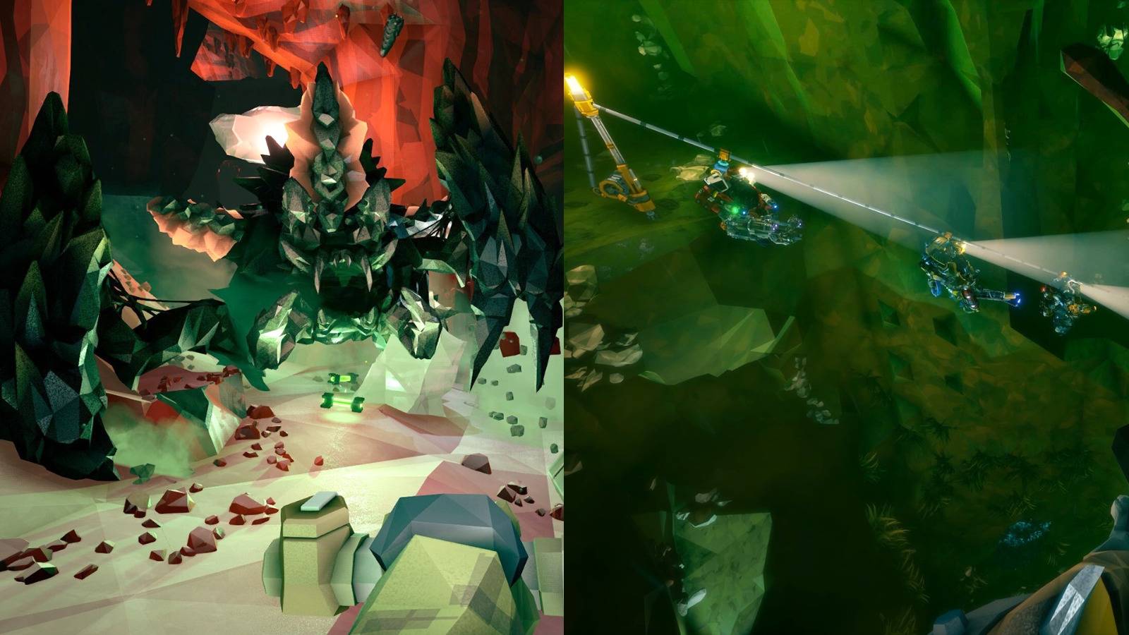 Deep Rock Galactic Giant Spider Zipline