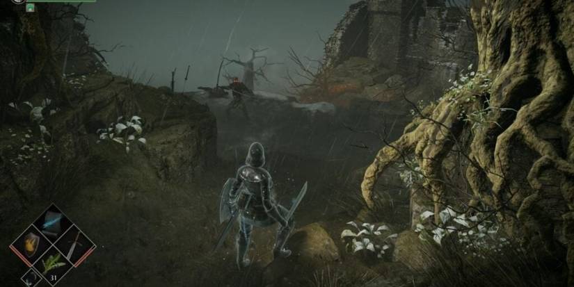 The ring of uneven scales is given by sparkly the crow in demons souls