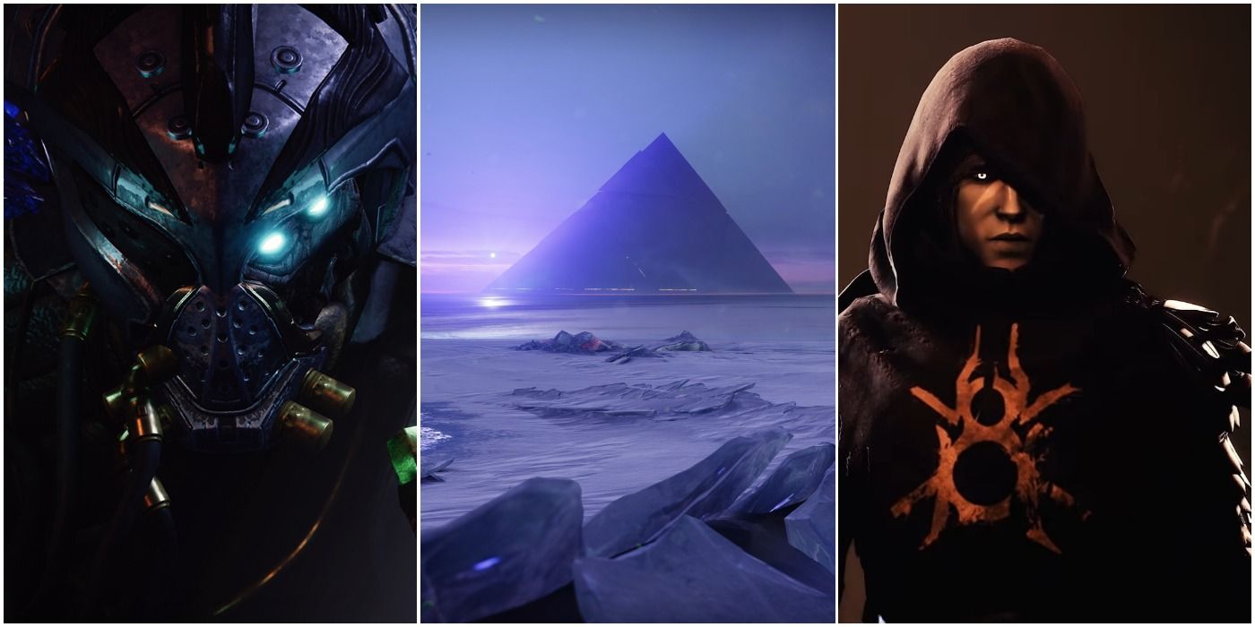 Destiny 2 Beyond Light Erasmis Glare Darkness Pyramid Europa Crow in Spyder Garb