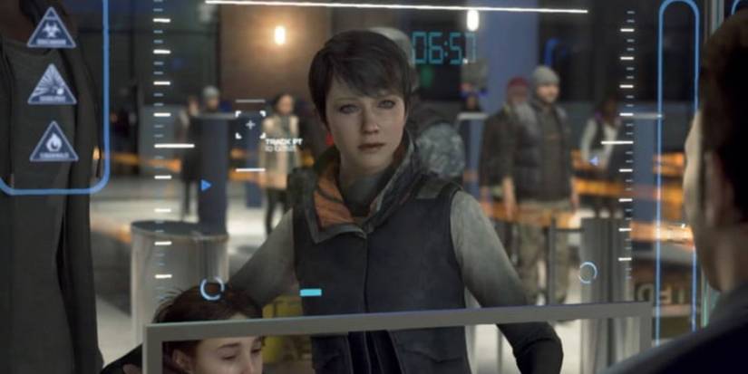 Detroit Become Human Kara and Alice at the Canadian border