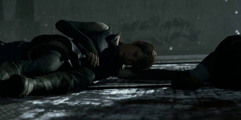 Detroit Become Human Kara and Alice playing dead during crossroads