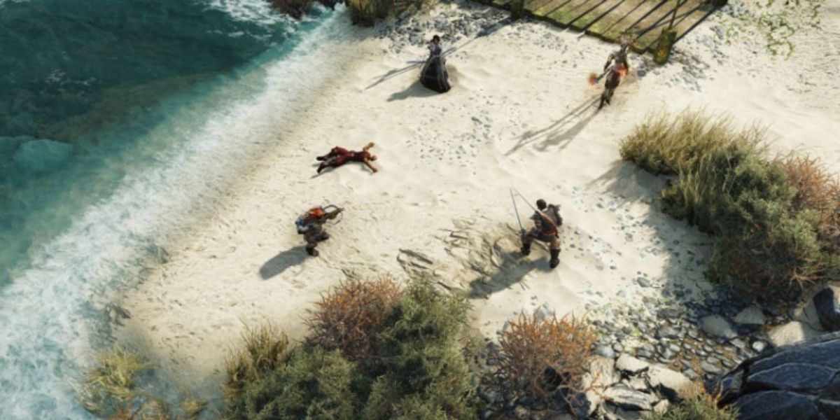Whirlwind allows a player to hit multiple enemies at once in divinity 2