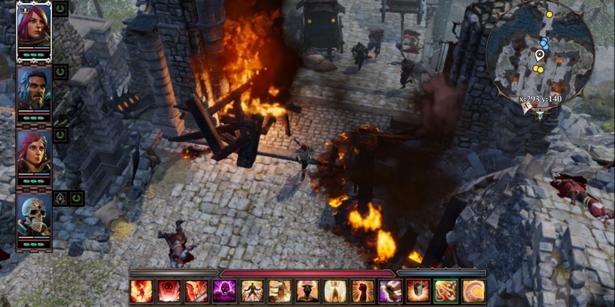 black shroud blinds enemies and causes damage to allies in divinity 2