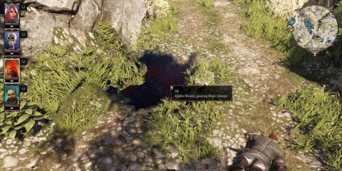 impalement causes damage to allies and slows them down in divinity 2