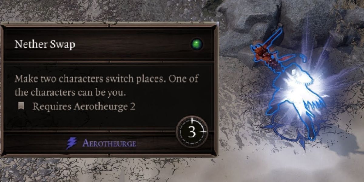 Nether swap allows a player to switch places with another character on the battlefield of divinity 2