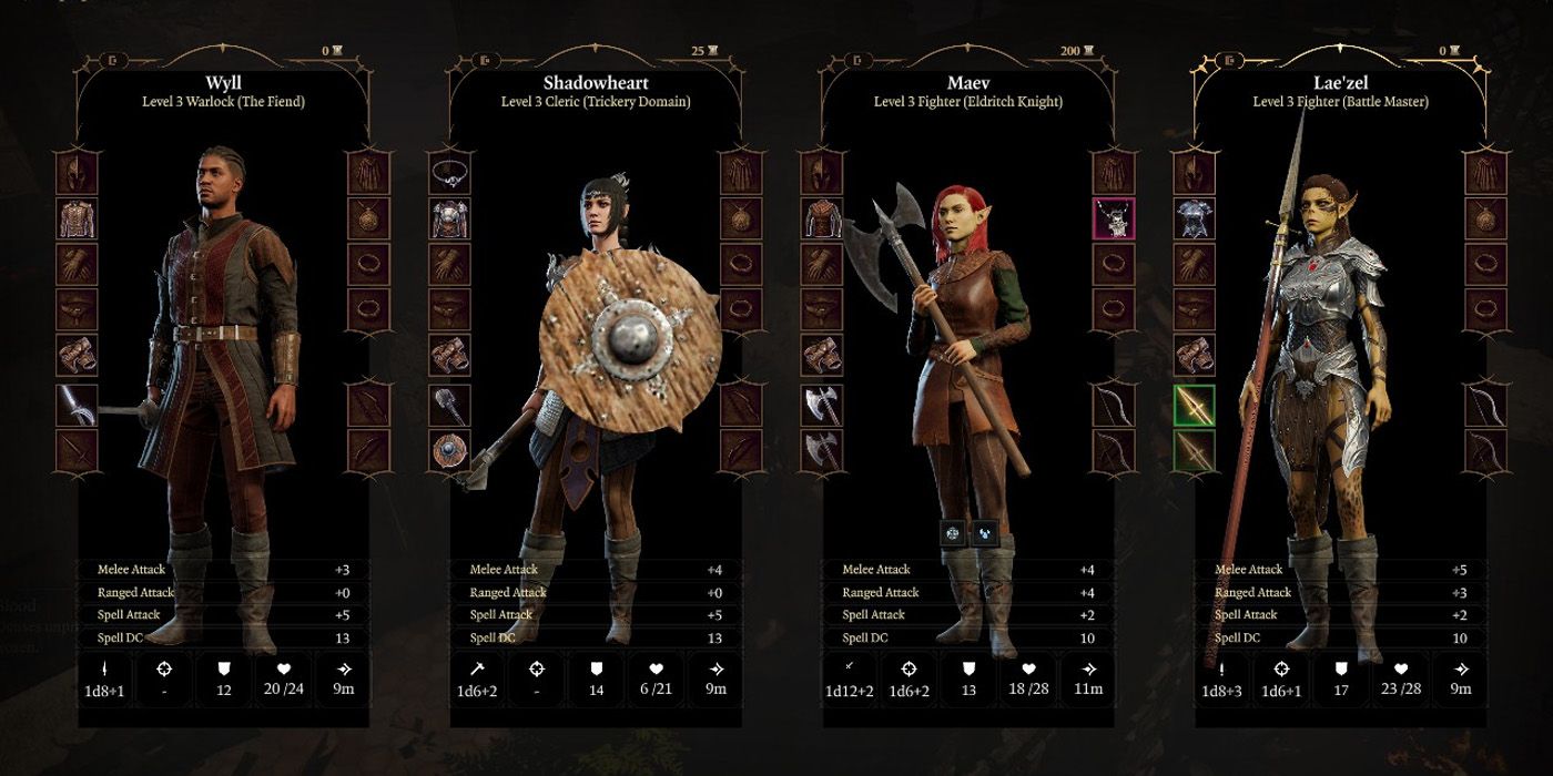 Equipment for different party members - Baldurs Gate 3 Tips from DND