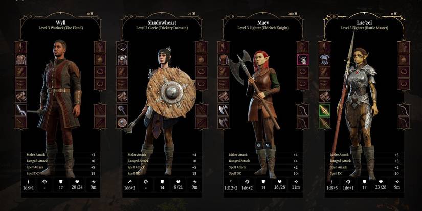 Equipment for different party members - Baldurs Gate 3 Tips from DND