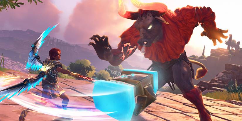 Fenyx Using The Hammer God Power