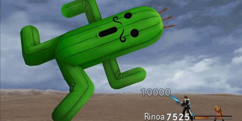 Final Fantasy 8 Jumbo Cactuar Battle