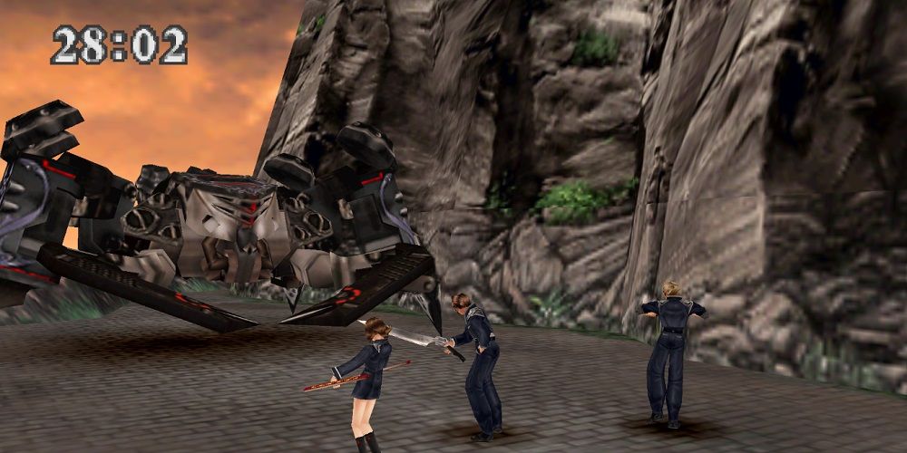 Final Fantasy 8 X-ATM092 battle