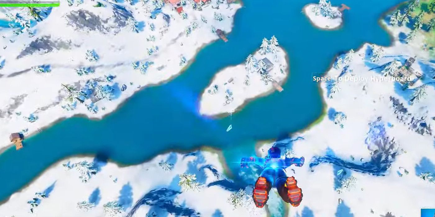 Where to find Snowy Flopper Fish in Fortnite