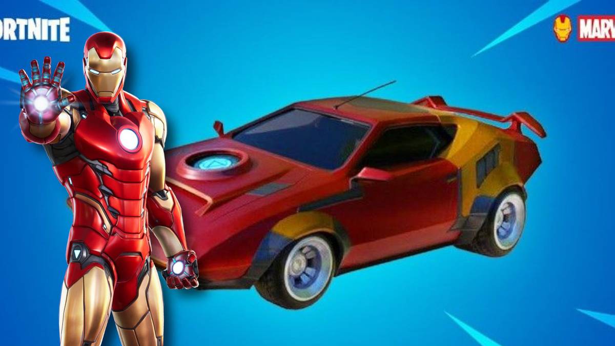 How to hit 88 mph in Whiplash, the iron man car in Fortnite