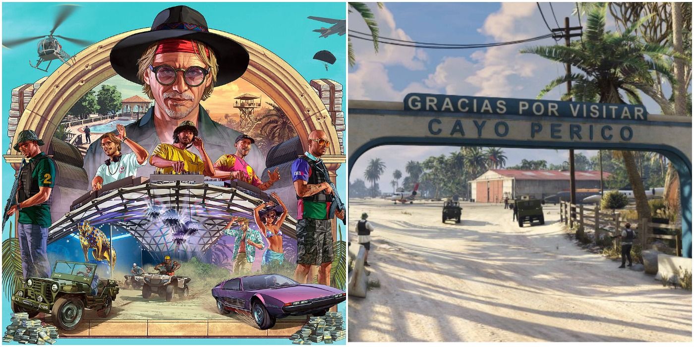 The artwork featured for the GTA Online update Cayo
