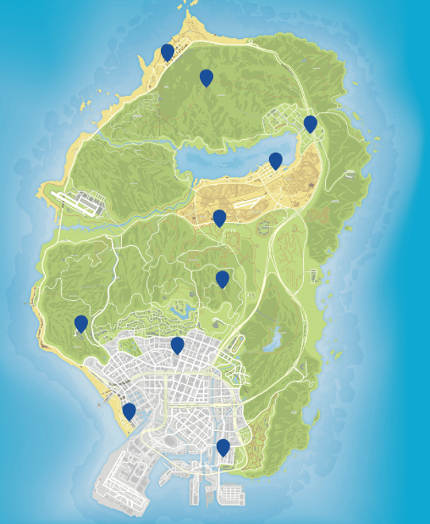 GTA Online: Where to Find Still Slipping Antennas | Game Rant