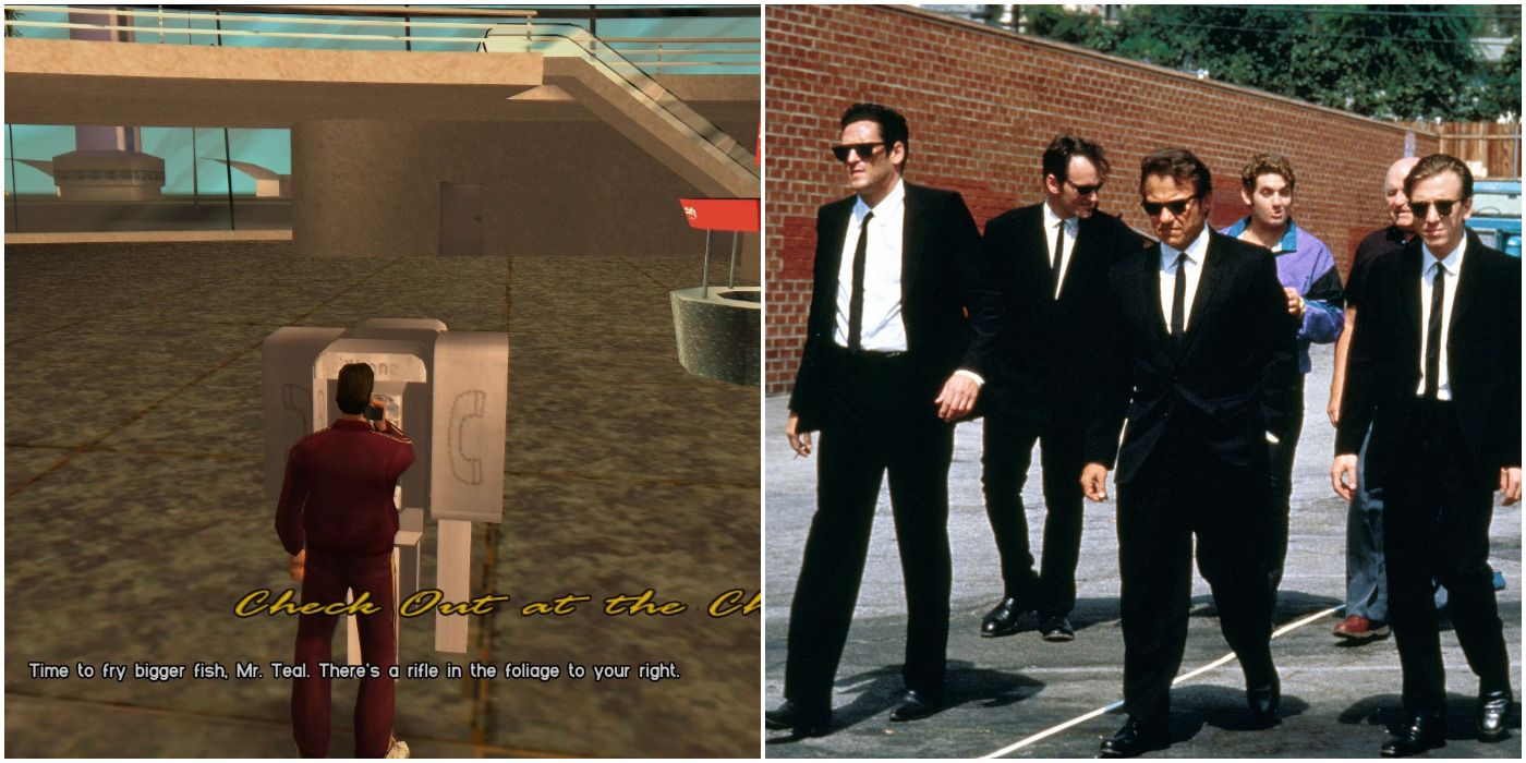 GTA Vice City Payphone Missions & Reservoir Dogs Poster