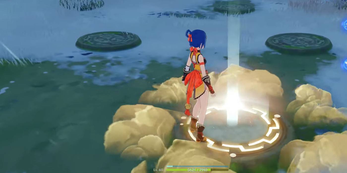 Genshin Impact Dragonspine Pressure Plate Puzzle Solution