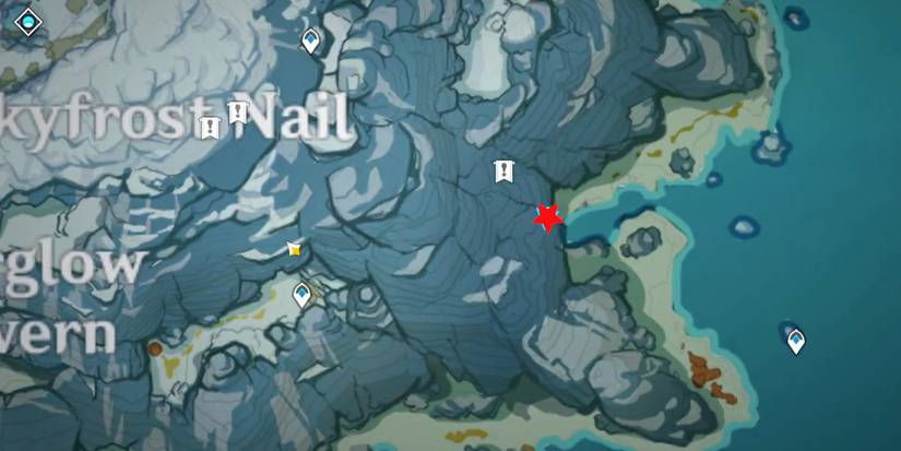 Genshin Impact's Ragged Record Location Map