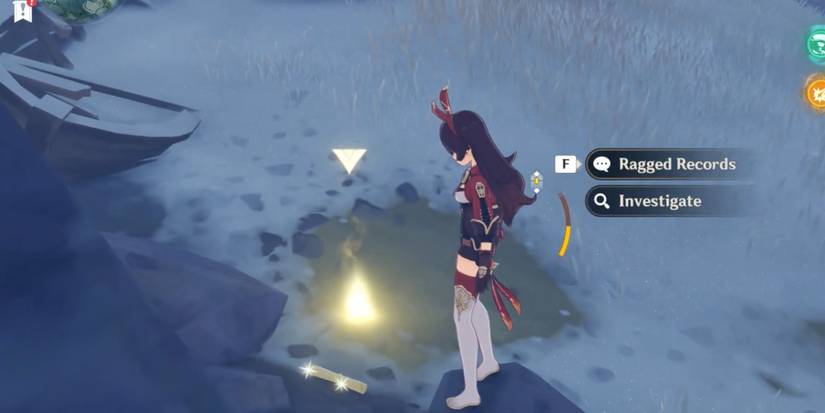 Genshin Impact's Ragged Record Location Map