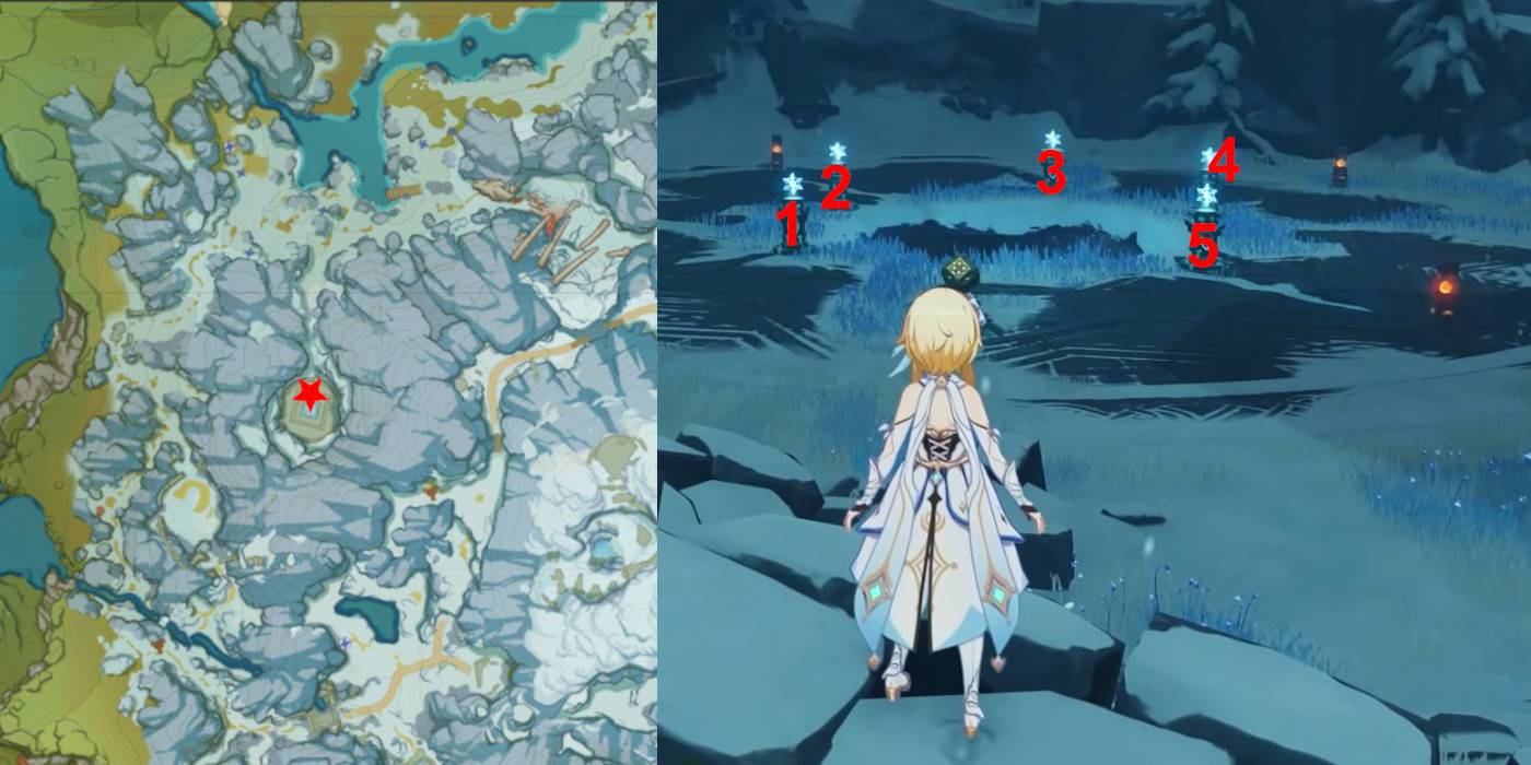 Genshin Impact How To Thaw All The Shards Out In In The Mountains Genshin Impact How To Thaw All The Shards Out In In The Mountains