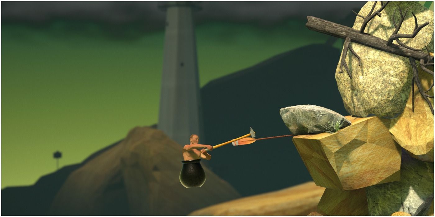 Getting Over It With Bennett Foddy gameplay
