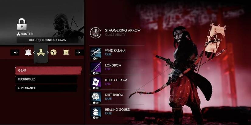 Ghost Of Tsushima Hunter In The Gear Screen