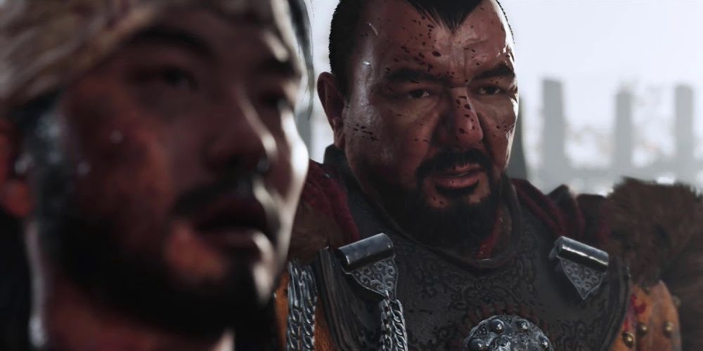 The Khan beheads Yuna's brother in Ghost of Tsushima