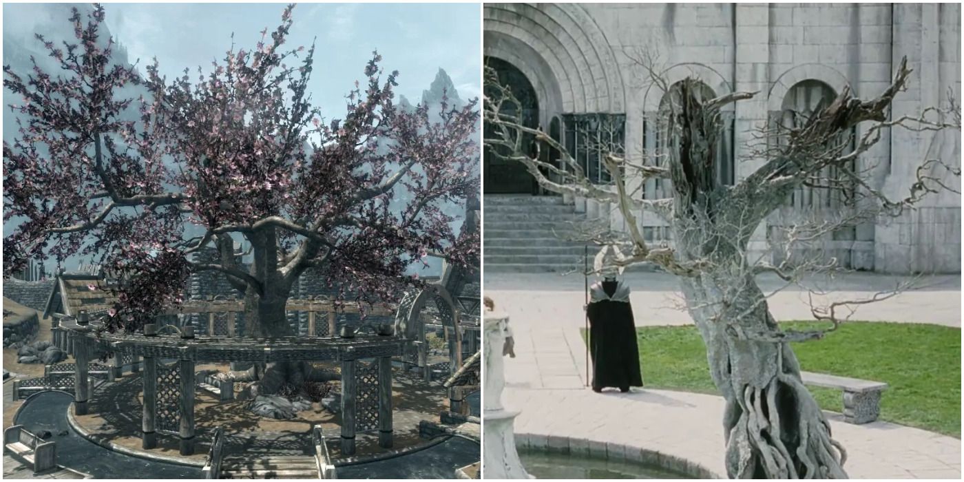 The Gildergreen From The Elder Scrolls V Skyrim & Tree of Gondor