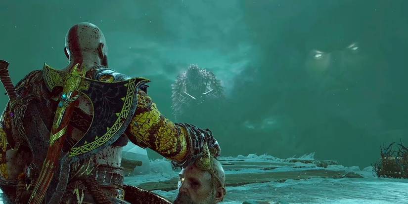 Kratos sees Zeus in God of War