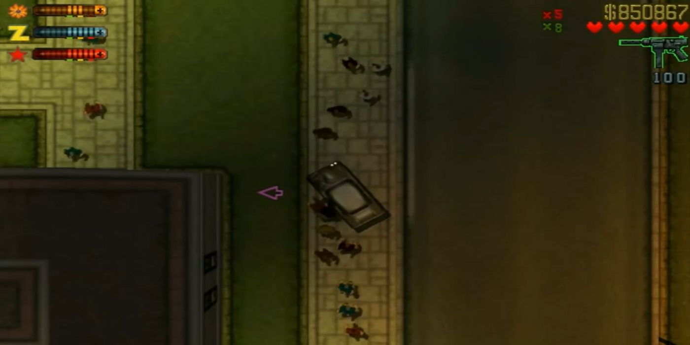 Screenshot Grand Theft Auto 2 Car Driving