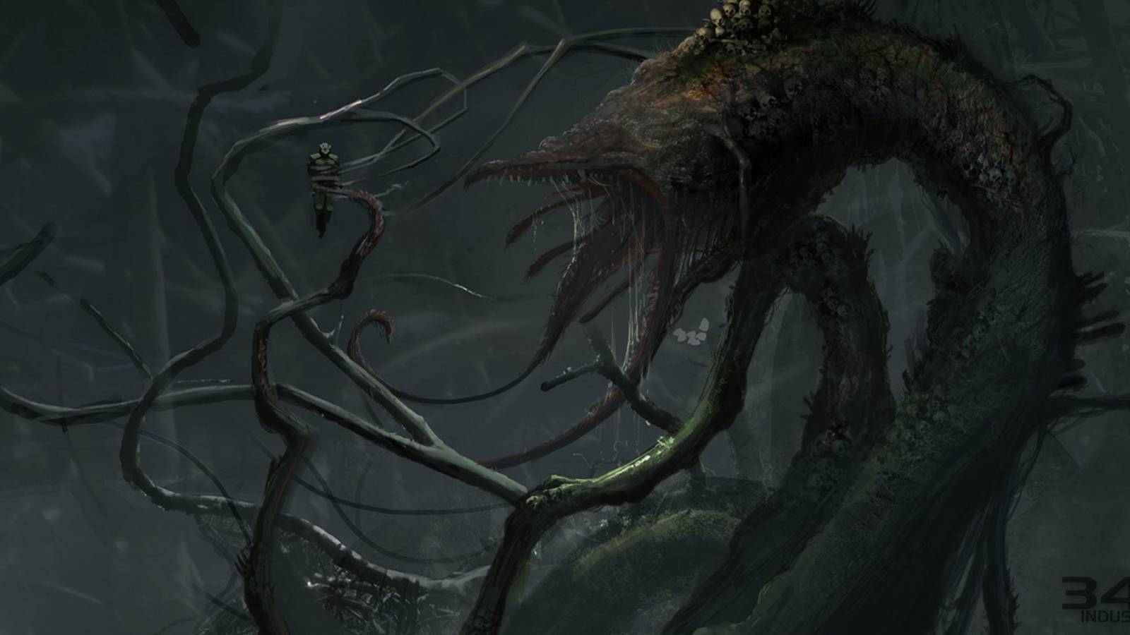 Concept Art of the Flood Gravemind