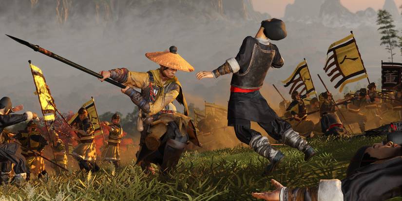 He Yi Fighting An Enemy From Total War Three Kingdoms Yellow Turban Rebellion