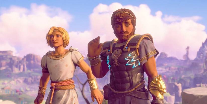 Fenyx Standing With Hermes