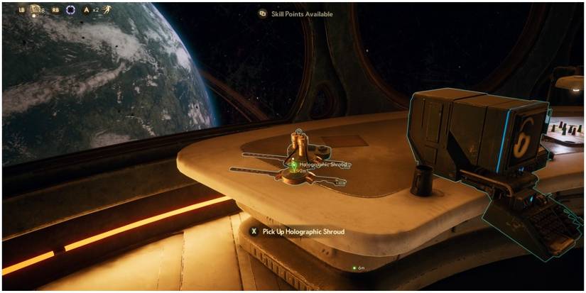 Holographic Shroud Location