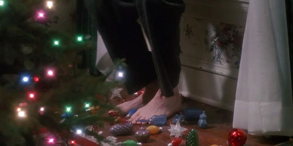 Home Alone Marv's Feet Stepping on Baubles