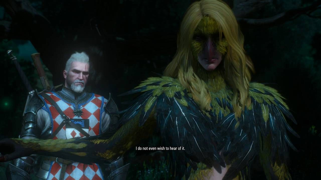 Vivienne Shows Her Cursed Self to Geralt