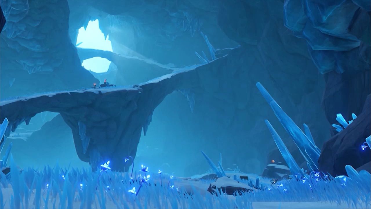 Strange Ice in Starglow Cavern