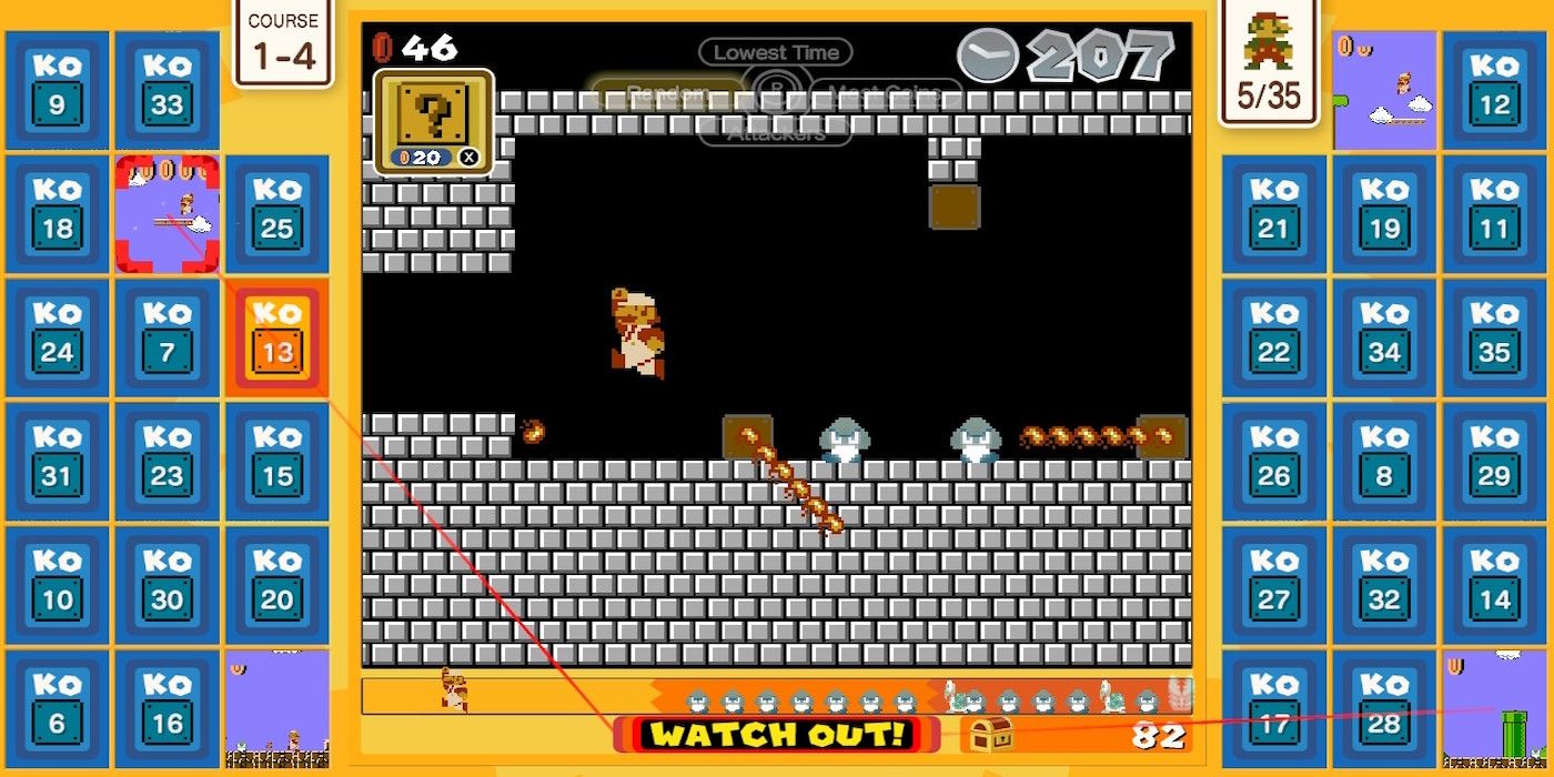 Mario 35 gameplay screenshot