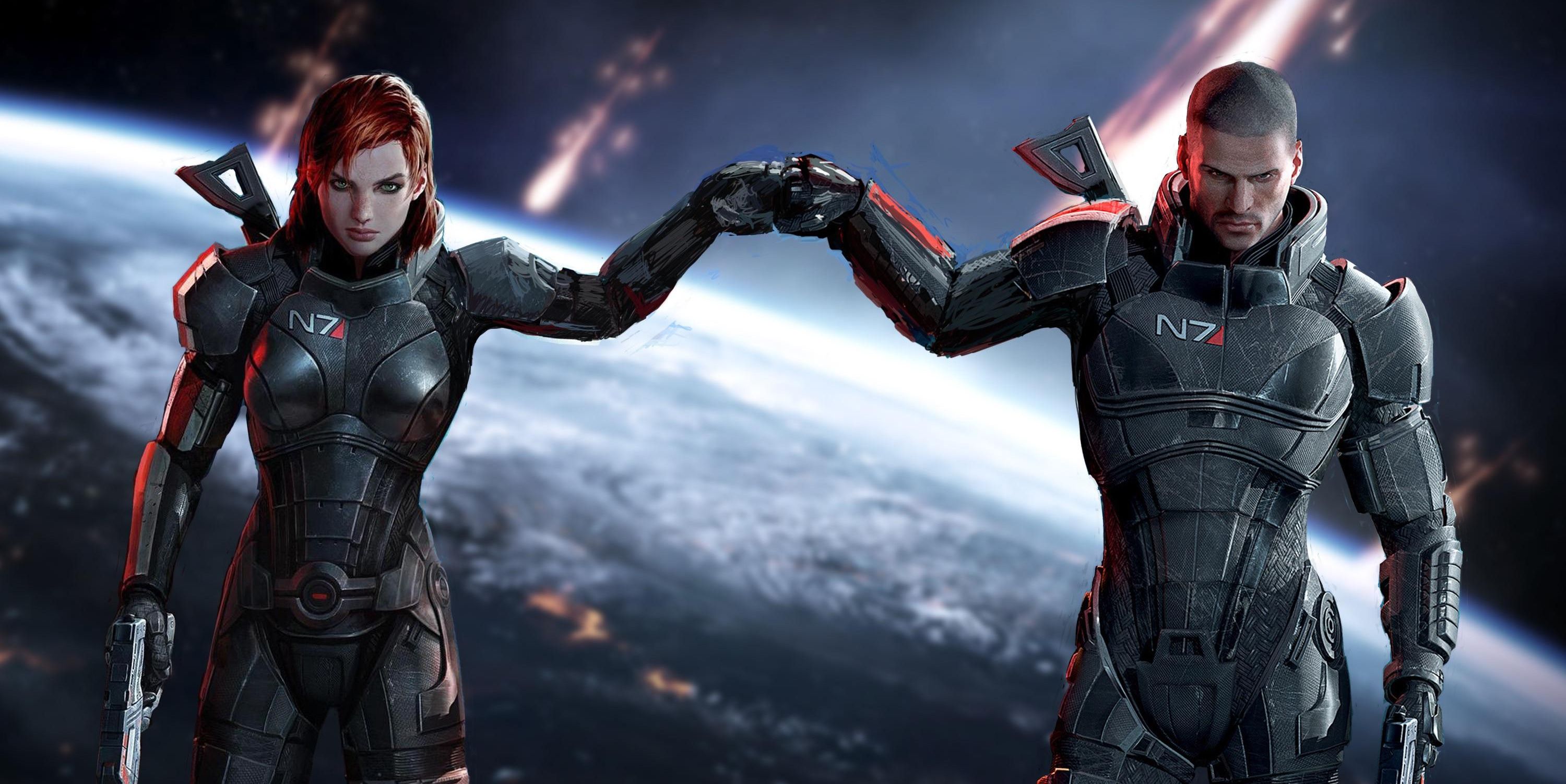 Commander Shepard Fist Bump