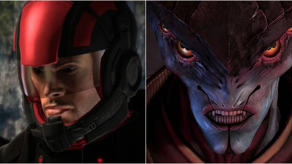 Featured Image Mass Effect Split Image Shepard and Javik