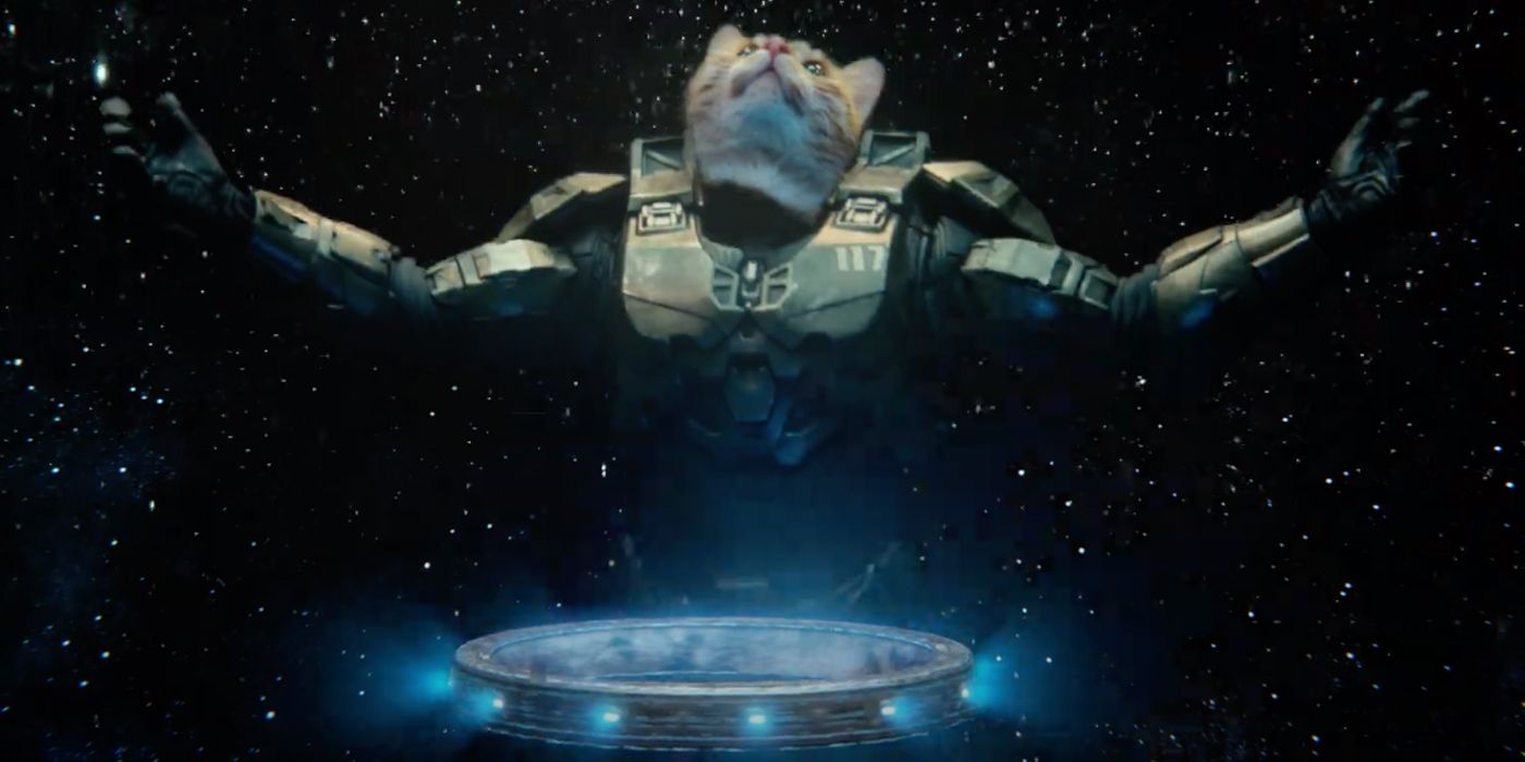 Halo Master Chief space cat DJ