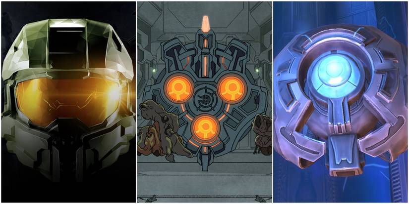 images of Master Chief, Mendicant, and 343 Guilty Spark