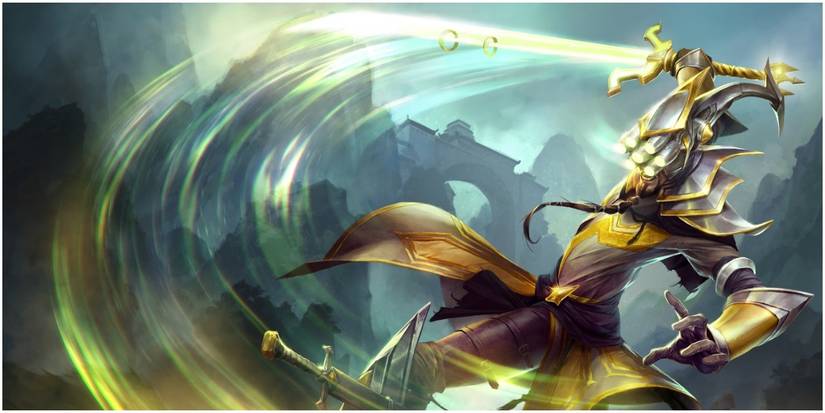 Master Yi Attacking Using Wuju Style