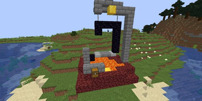 Minecraft ruined portal