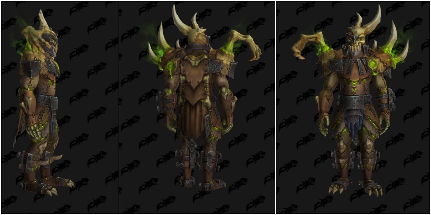 Necrolord Bladesworn Leather Set World of Warcraft Shadowlands