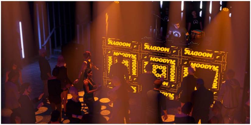 The inside of the club The Music Locker