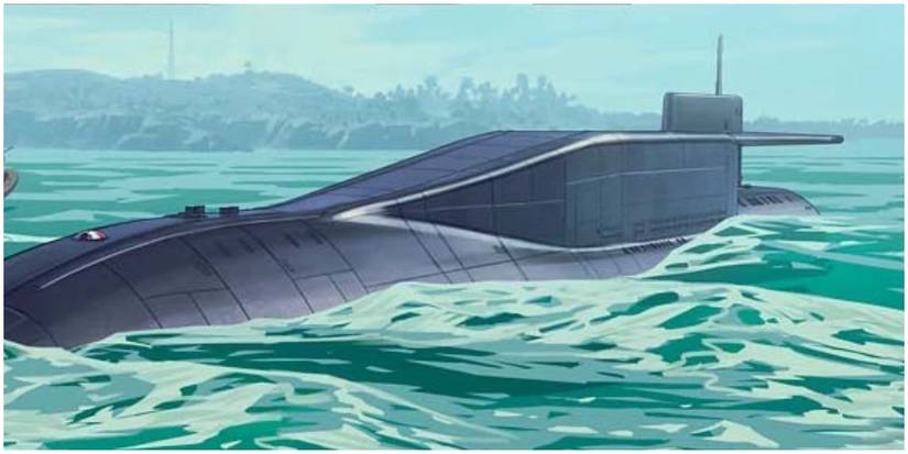 Artwork of the submarine players can buy