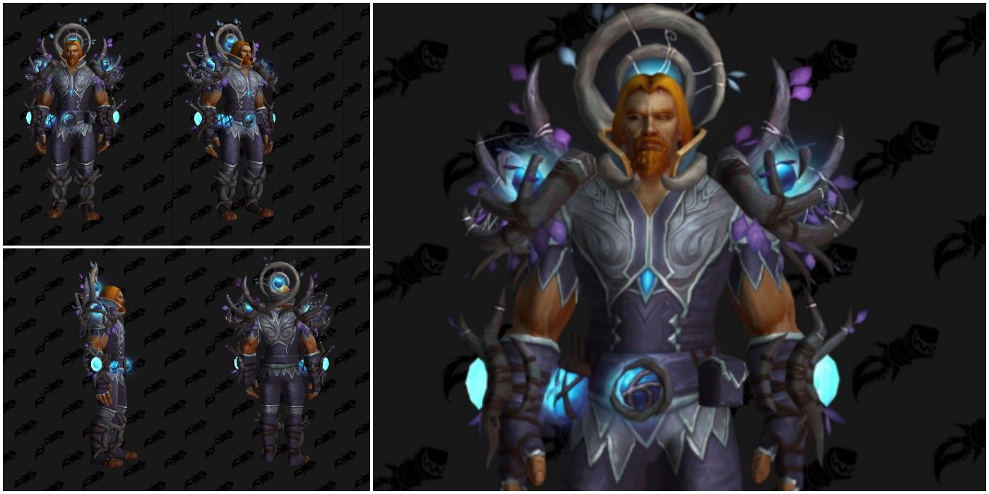 Night Fae Night Courtier Leather Set World of Warcraft Shadowlands