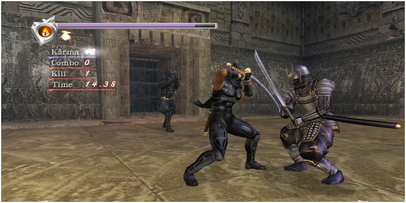 Ninja Gaiden (2004) combat