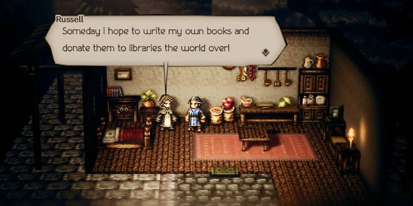 Olberic and Russell in Stonegard